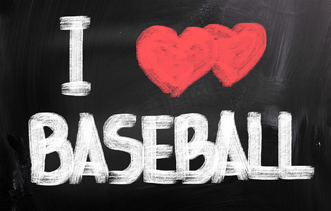 我爱棒球概念