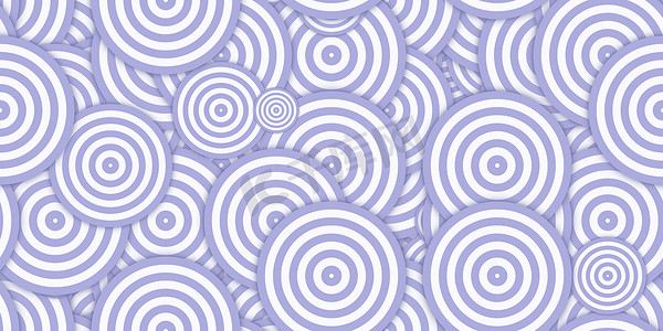 紫色圆圈Ð同心多边形背景。