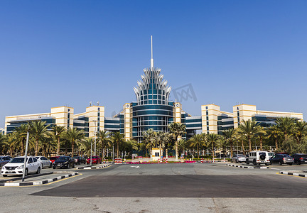 阿联酋迪拜 - 2025 年 2 月 25 日迪拜硅绿洲总部大楼。