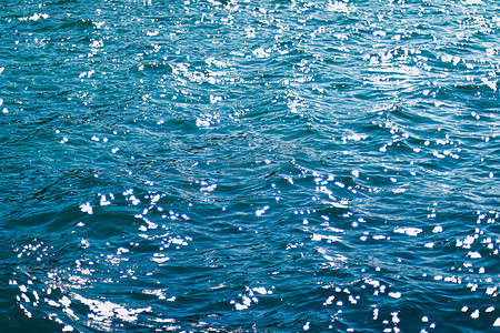 深蓝海水质地,深色海浪背景作为自然与环境设计