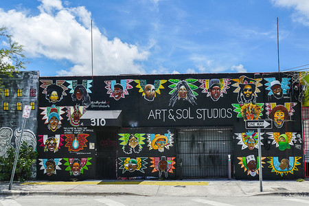 art摄影照片_迈阿密街头艺术 Winwood Park Art & Sol Studios
