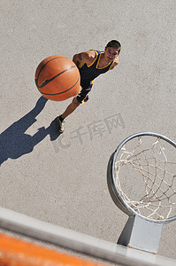 街头篮球摄影照片_街头篮球