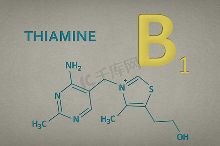 分子摄影照片_维生素B1。