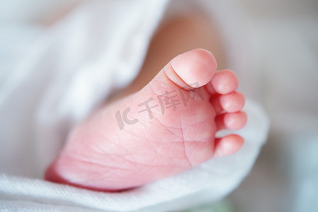 刚出生的婴儿脚
