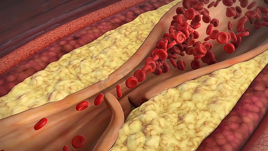 胆固醇斑块、动脉粥样硬化和心脏病发作