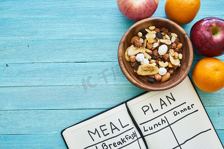 水果谷物膳食计划记事本健身健康