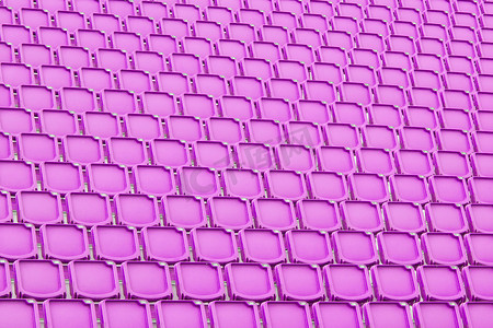 体育场的紫色座位
