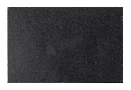黑色手绳摄影照片_孤立在白色背景上的黑色信封