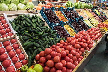 蔬菜农贸市场柜台