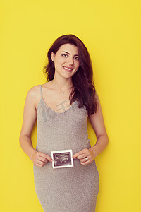 孕妇显示超声波图片