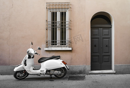 典型的意大利摩托车