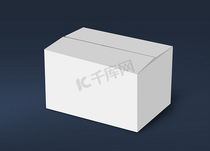 包装广告设计摄影照片_3D 白盒模型概念系列 628