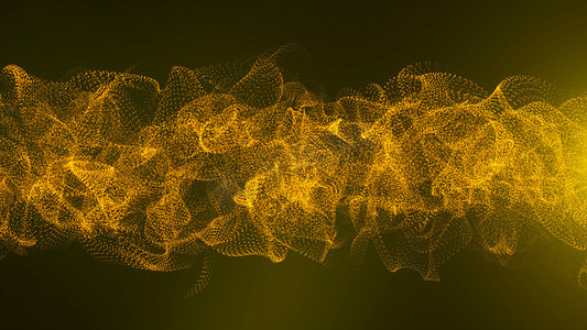金粒子摄影照片_与金粒子挥舞的抽象背景