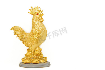 公鸡雕像象征2017年吉祥