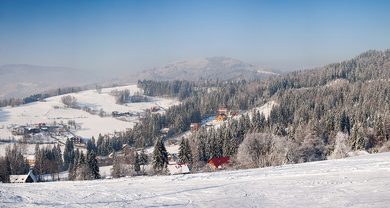 贝斯基德斯拉斯基冬季景观