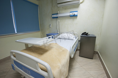 床位ui摄影照片_医院病房的床位