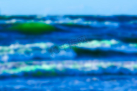 海洋 wawes - 模糊的图像