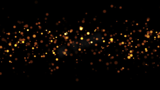 粒子炫酷摄影照片_空间中抽象飞行的明亮粒子，计算机生成的抽象背景，3D 渲染