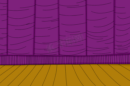 紫色幕布舞台背景