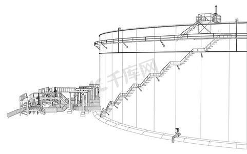 线框油罐