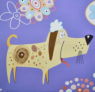 动物·艺术·犬科动物·装饰·装饰·狗·家畜·有趣的故事·搞笑·图形艺术·笑话·哺乳动物·绘画·图片·机智