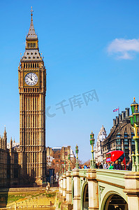 伦敦与伊丽莎白塔和议会大厦