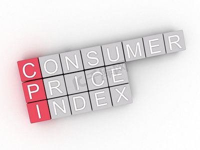 3d CPI（消费者价格指数）词云概念