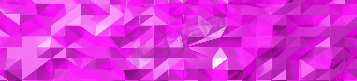 几何背景紫色摄影照片_抽象几何图案背景多边形三角形背景紫色 3d 渲染