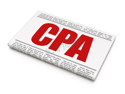 经营理念：报纸标题CPA