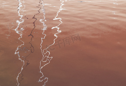 桅杆水反射抽象纹理背景在 Livi 中色调