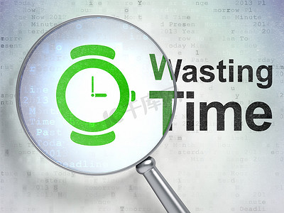 时间概念：手表和光学玻璃浪费时间