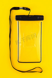 透明图标设计摄影照片_智能手机防水壳