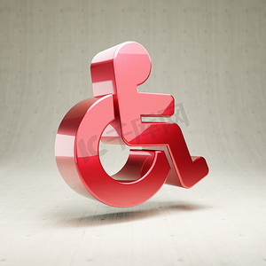 轮椅图标。