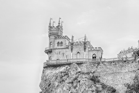 燕窝，黑海风景秀丽的城堡，克里米亚雅尔塔