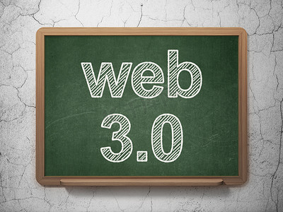 网页设计理念：黑板背景上的 Web 3.0