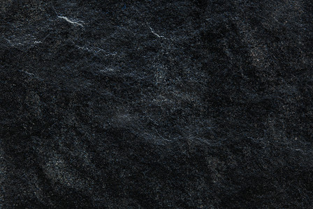深灰色黑色石板背景或纹理，来自大自然的真正真正的石头的详细信息。