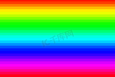 彩虹色与几何图案抽象马赛克，彩虹彩色渐变水平背景