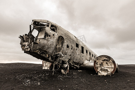冰岛飞机残骸