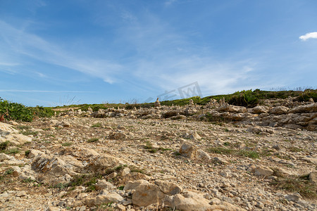 西班牙马略卡岛卡拉梅斯基达美妙的沙丘景观