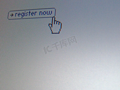 光标摄影照片_现在注册按钮