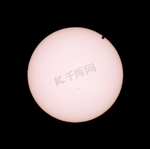金星太阳系摄影照片_金星穿过太阳盘 06.06.2012