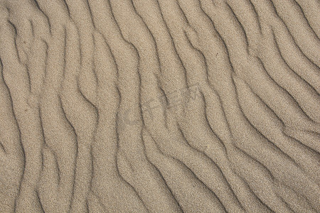 质感风摄影照片_被风吹平的沙子的质感 #6
