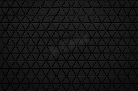 像素三角形黑色网格背景 3d 渲染与复制空间