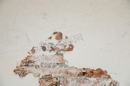 旧砖墙纹理，彩绘仿旧墙面背景