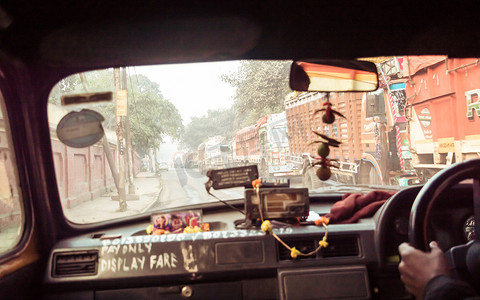 1 月 10 日，西孟加拉邦加尔各答 Hide 路。 
