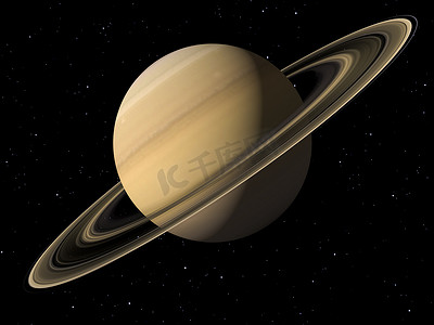 用 NASA 纹理完成的土星