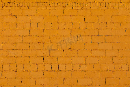 橙色石膏粗砖外墙纹理