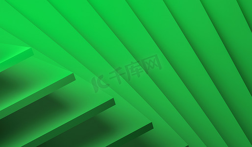 绿色三角形抽象背景设计、书籍封面模板、商业手册、网站模板设计。 