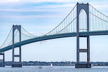 Jamestown Bridge 纽波特大桥在纽波特罗得岛