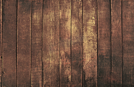 背景彩绘摄影照片_旧复古深棕色木板背景